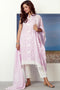 Mulmul Supima Cotton Glory Lilac Kurta