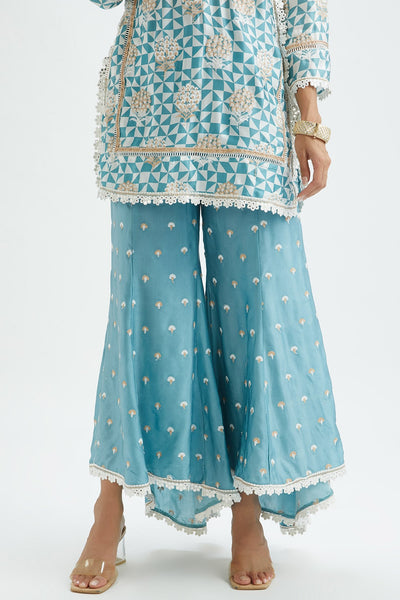 Leyton Teal Kurta