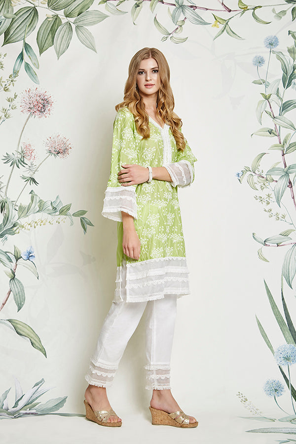 Thistle Kurta Green