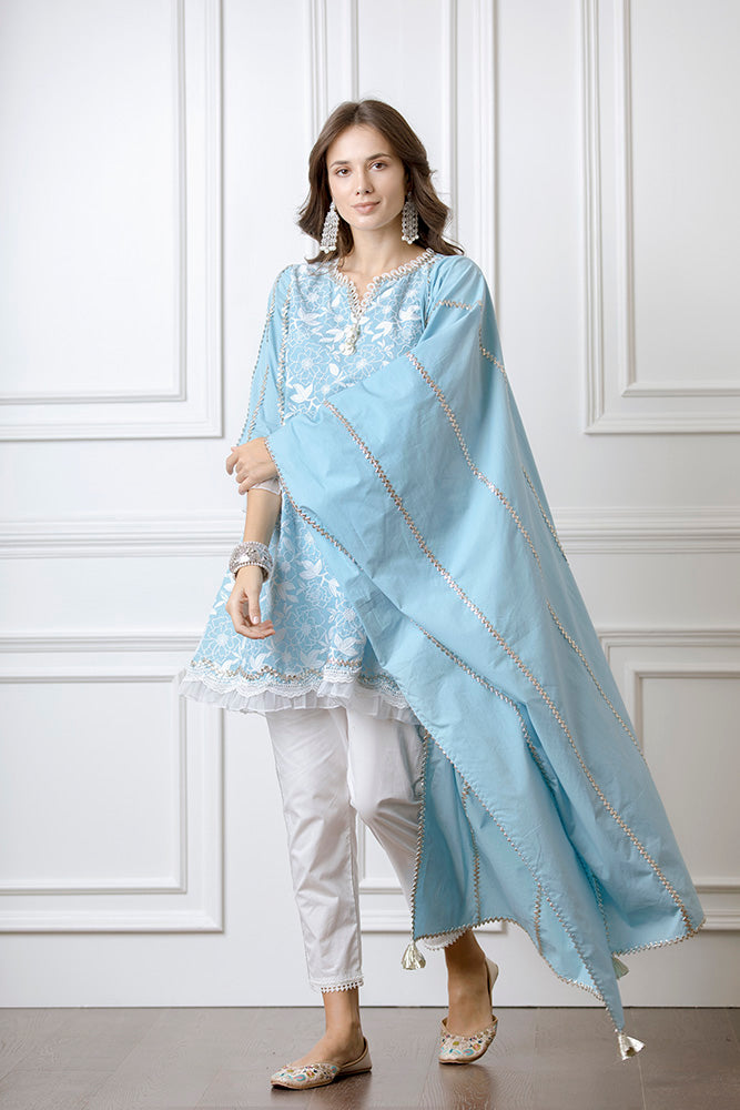 Mulmul Full Gota Dupatta