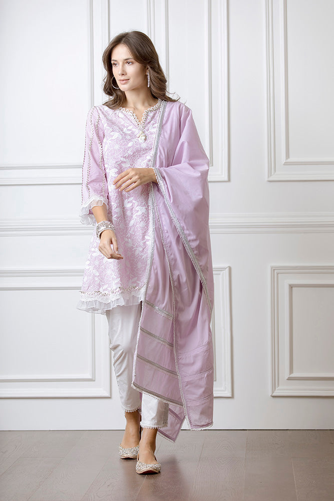 Mulmul Side Gota Dupatta