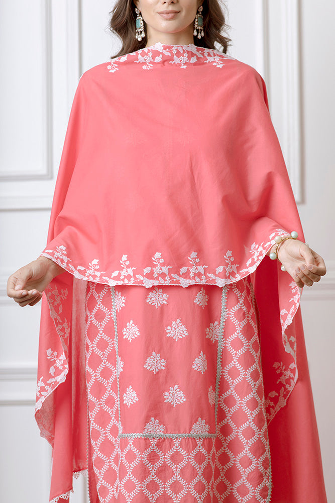 Mulmul Supima Cotton Lily Dupatta