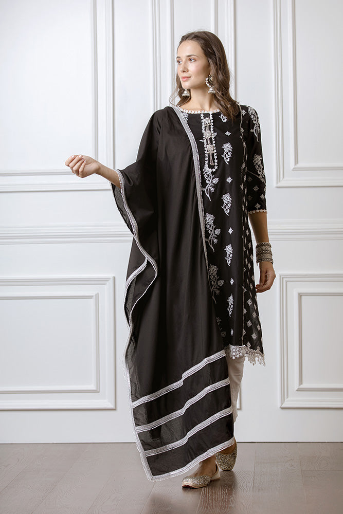 Mulmul Side Gota Dupatta