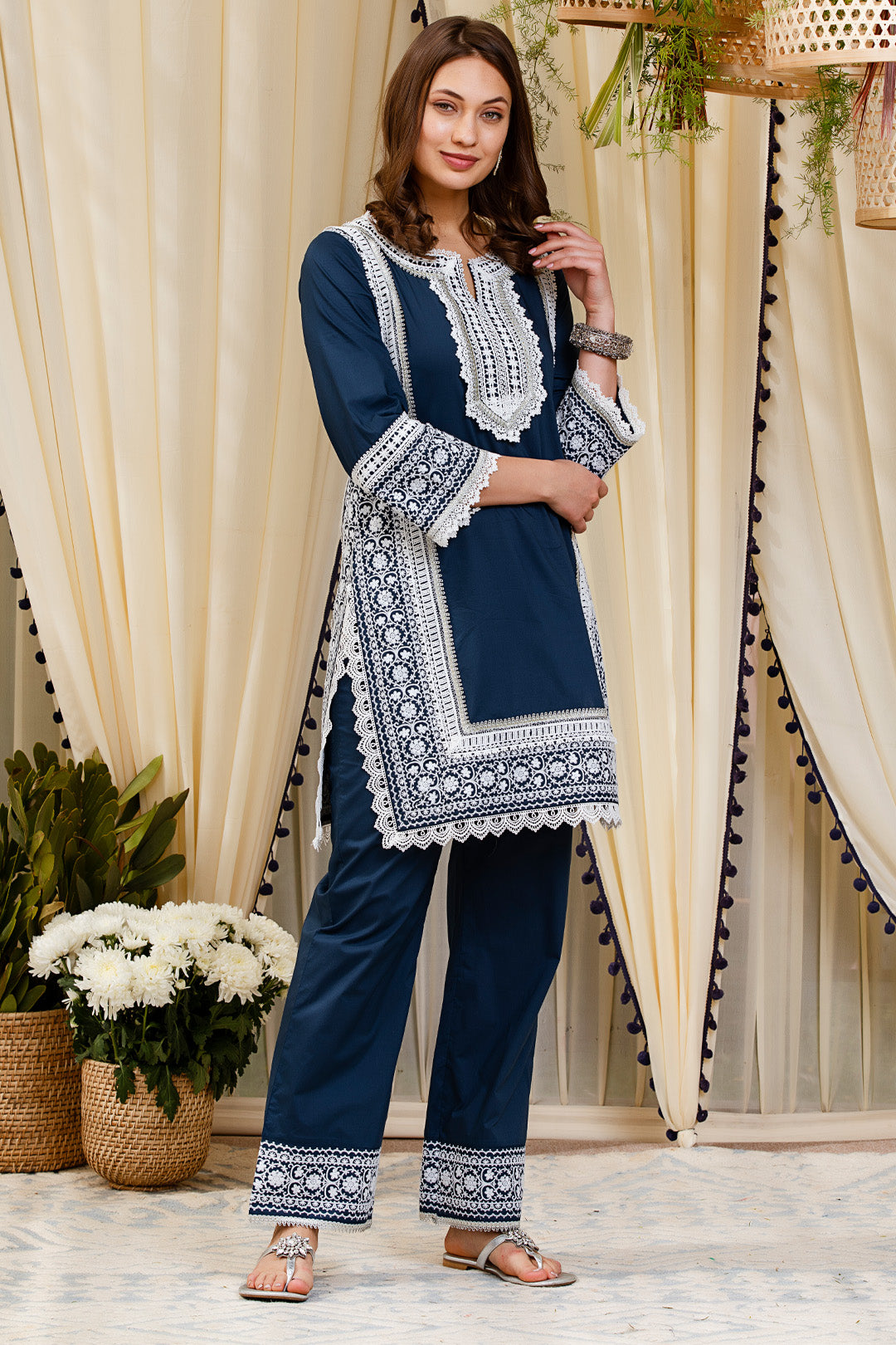 Mulmul Supima Cotton Elda Kurta