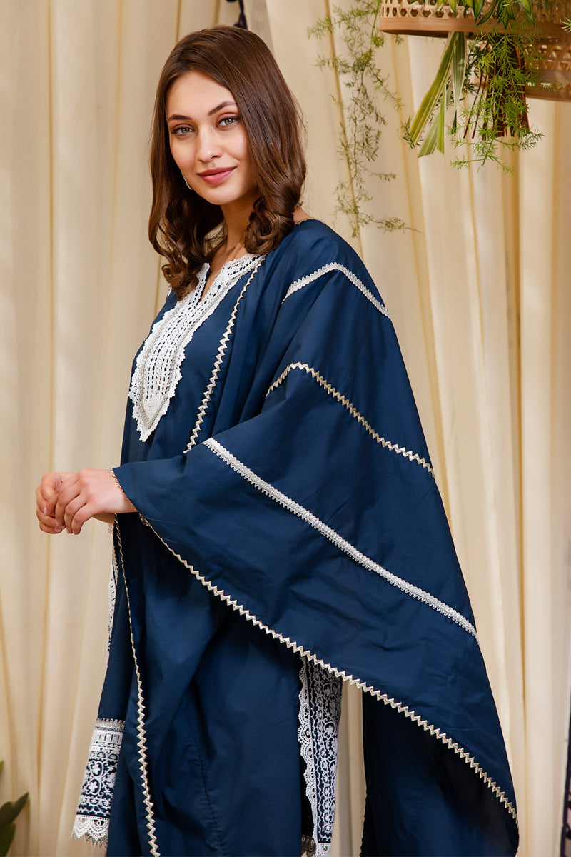 Mulmul Supima Cotton Lily Dupatta main image 1