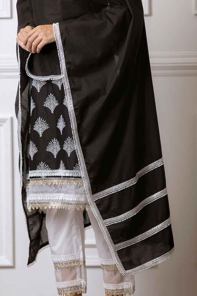 Mulmul Side Gota Dupatta