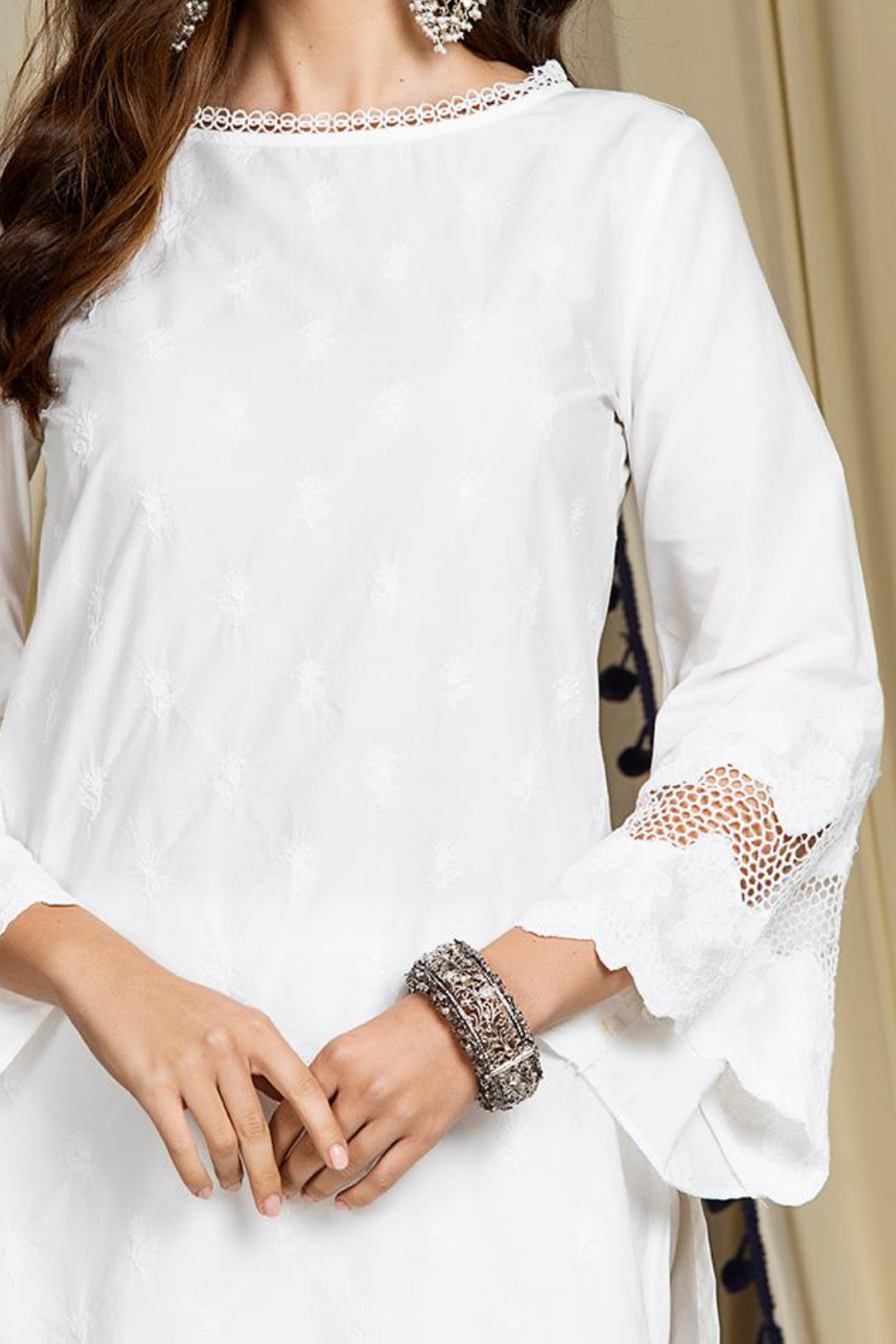 Mulmul Cotton Nora Kurta