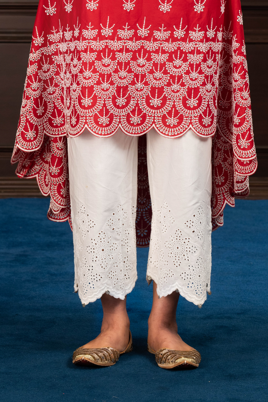 Mulmul Cotton LIARIA KURTA With OPHELIA PALAZZO