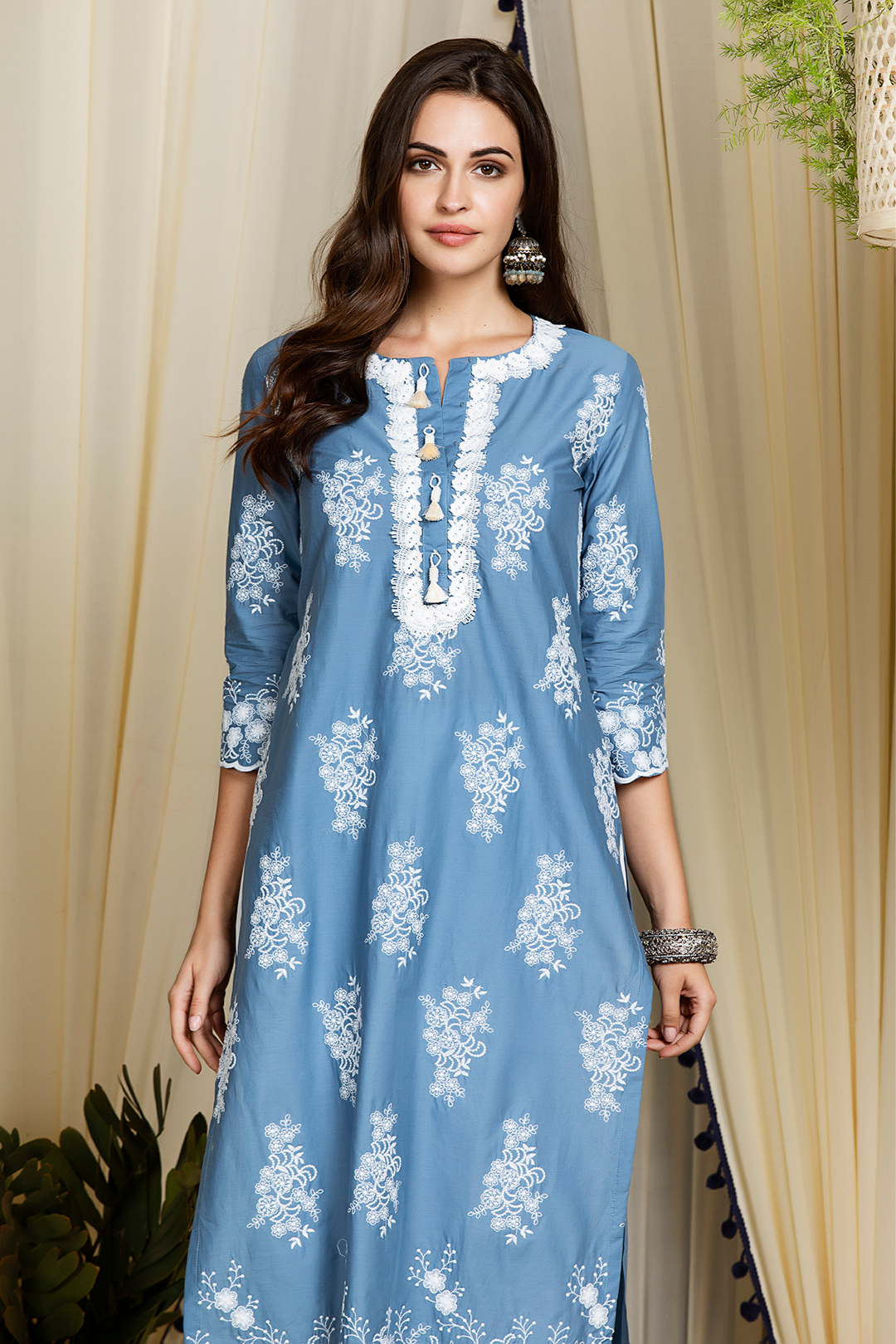 Perla Supima Cotton Kurta Set