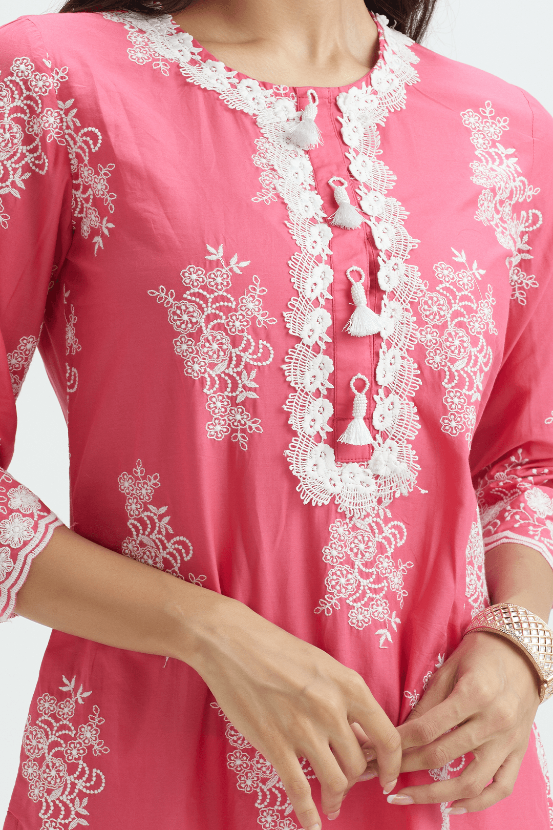 Mulmul Cotton PERLA KURTA With NEW HAREM PANT