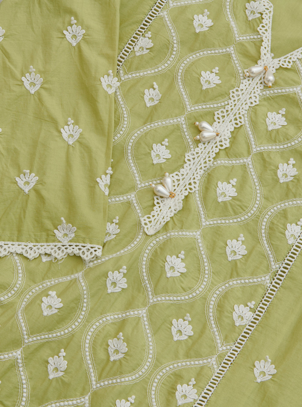 Mulmul Organza Rivona Yellow Dupatta