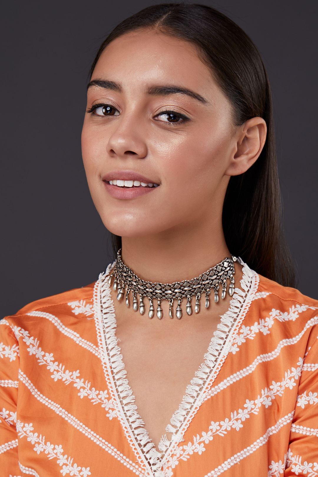 Pure Silver Sara Choker