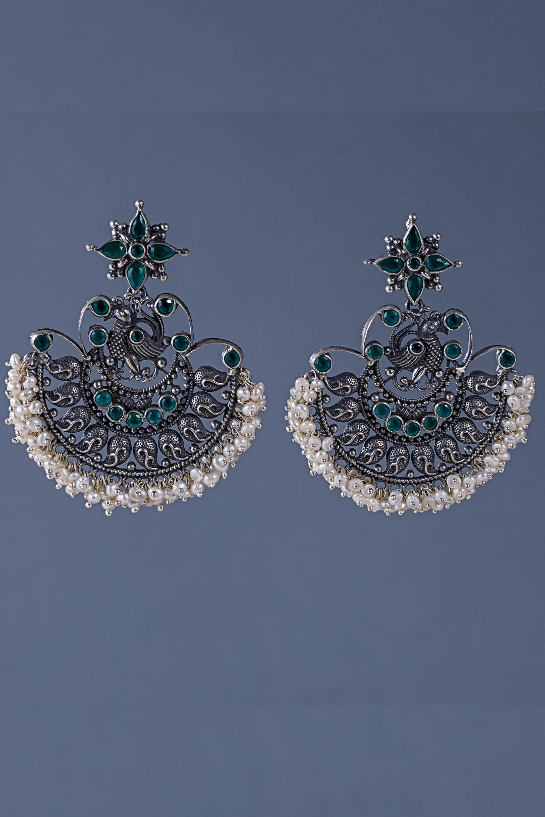 Pure Silver Saumya Earrings