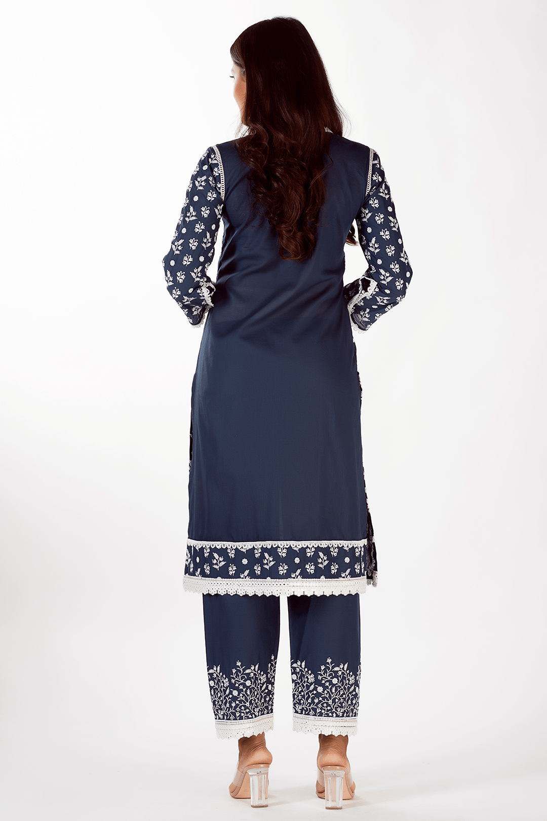 Mulmul Cotton Sierra Navy Pyajama
