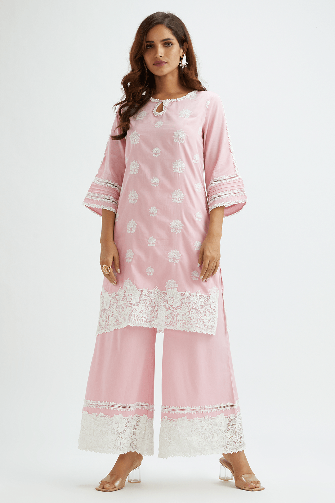 Mulmul PIMA SUNKISSED KURTA With SUNKISSED PALAZZO