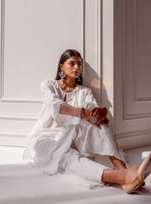 Mulmul Supima Cotton Tia Green Palazzo main image 1
