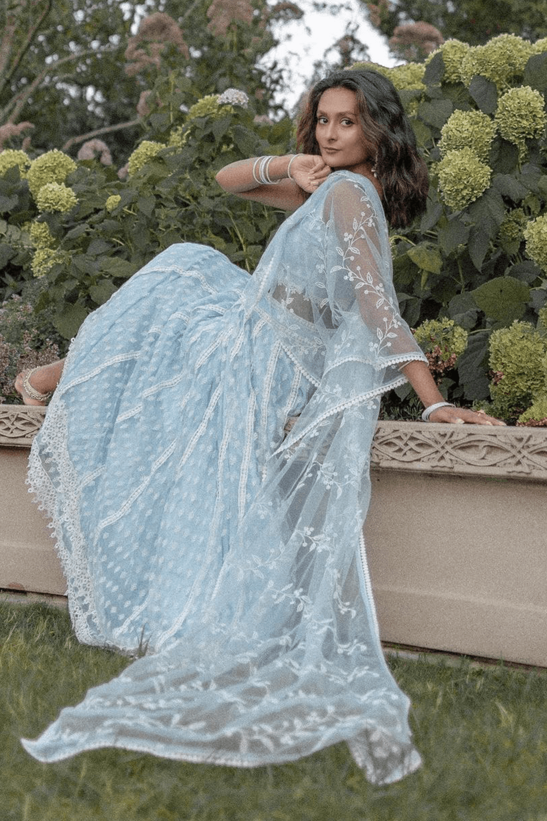 Vista Net Lehenga