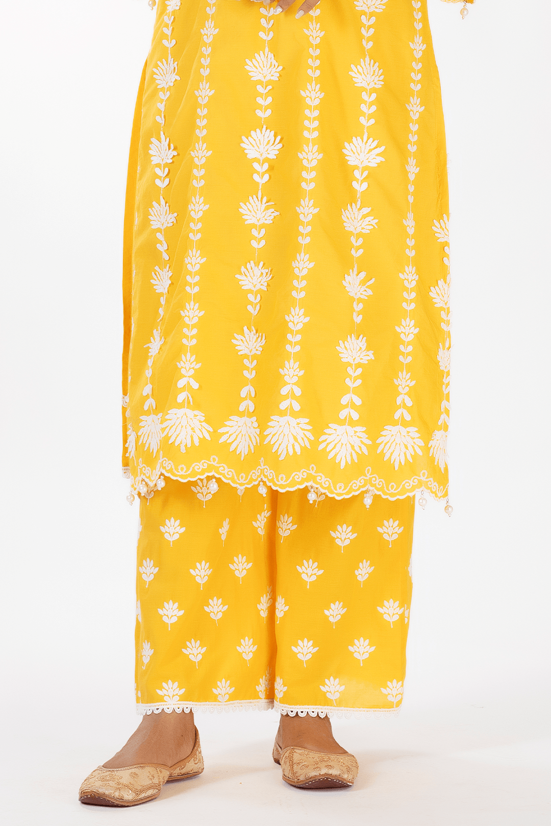 Mulmul Cotton Zaira Mango Palazzo