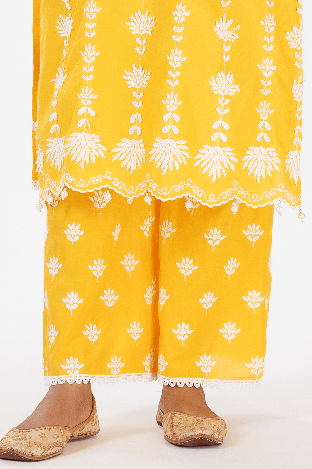 Mulmul Cotton Zaira Mango Palazzo