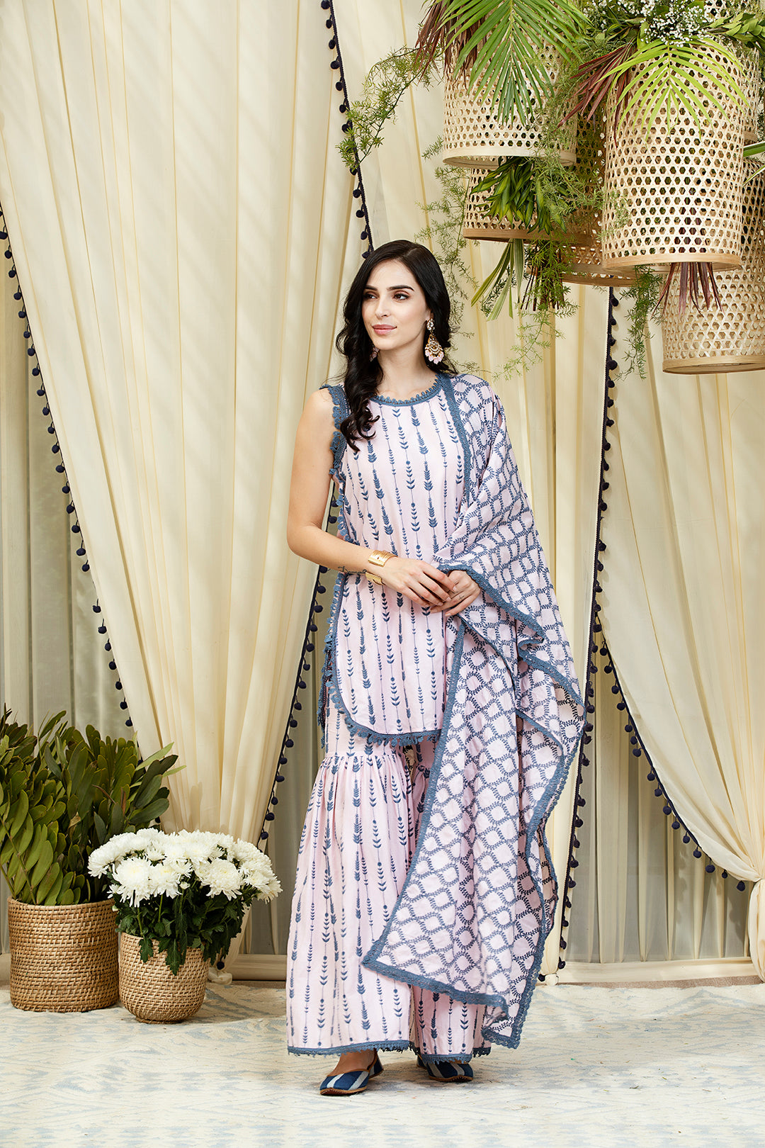 Mulmul Cotton Jaal Dupatta