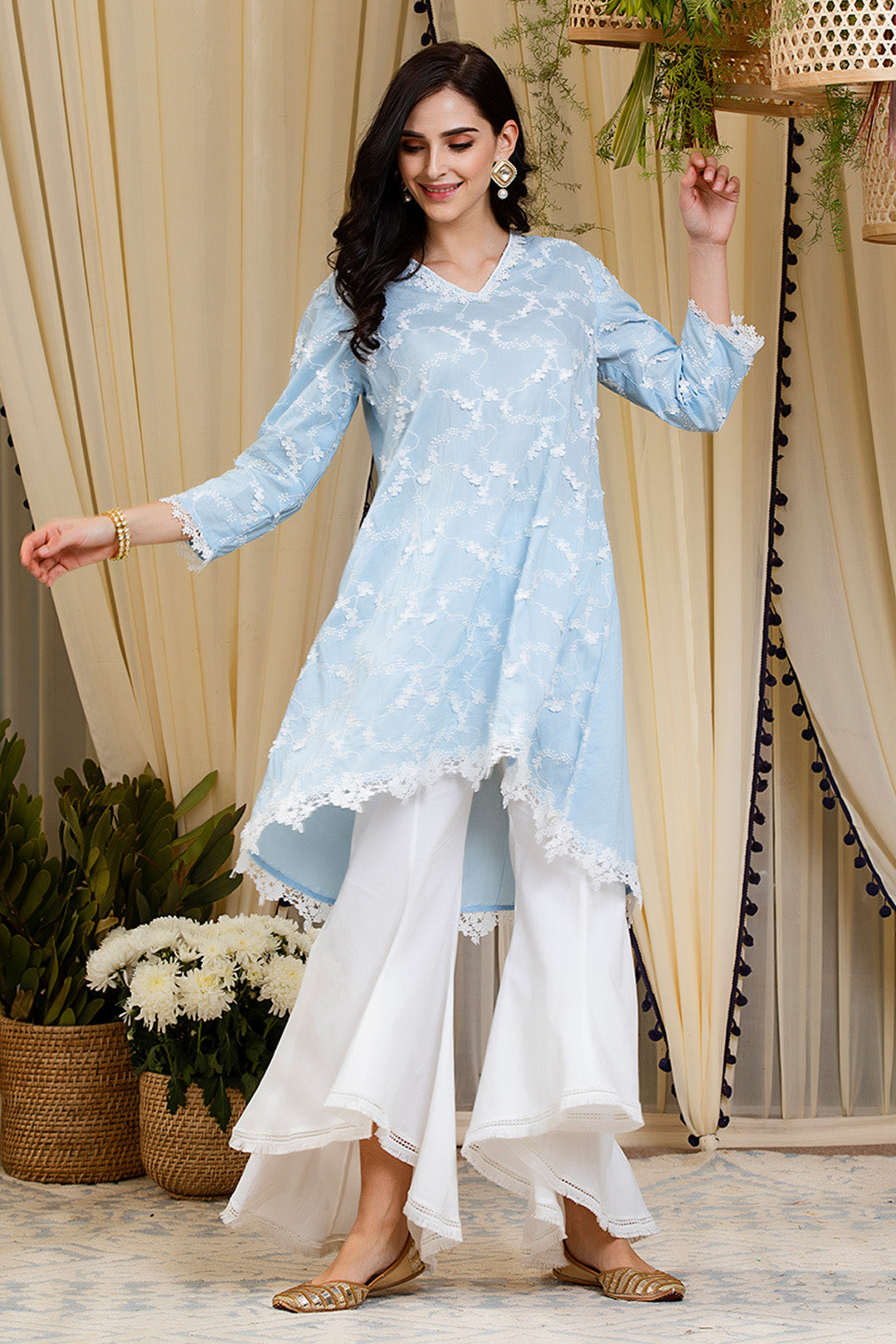Jasmine Kurta Blue