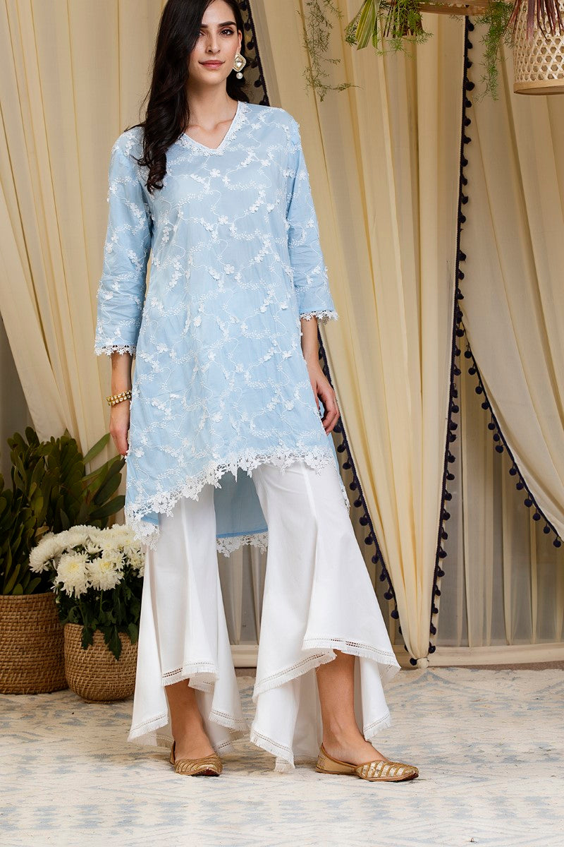 Jasmine kurta with new bellbottom