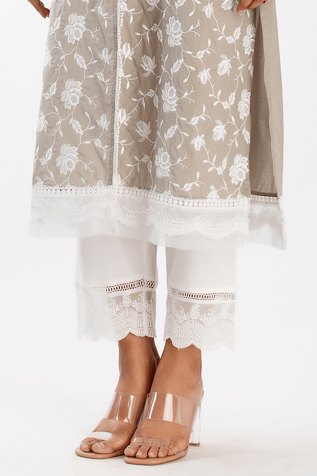 Dusk Cotton Grey Kurta Set