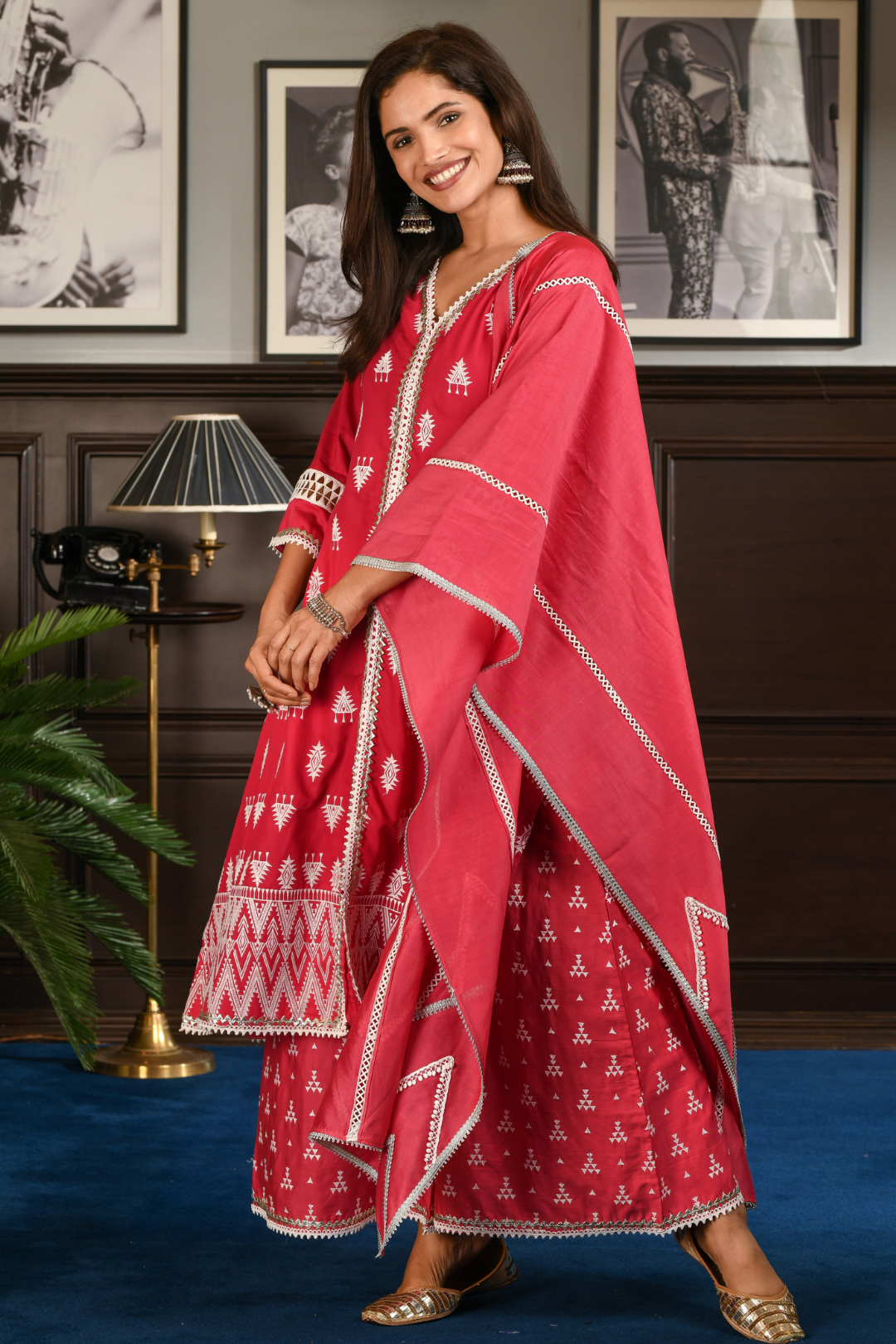 PIMA SATIN NARA KURTA