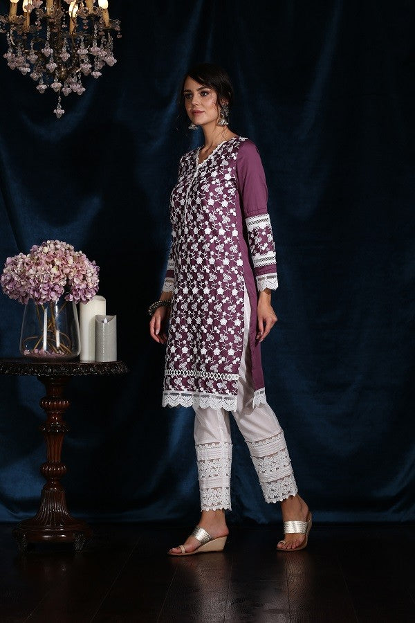 Buttercup Kurta (Purple)