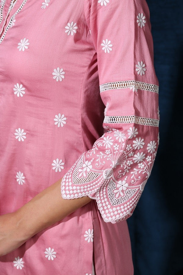 Moonflower Kurta (Blush)