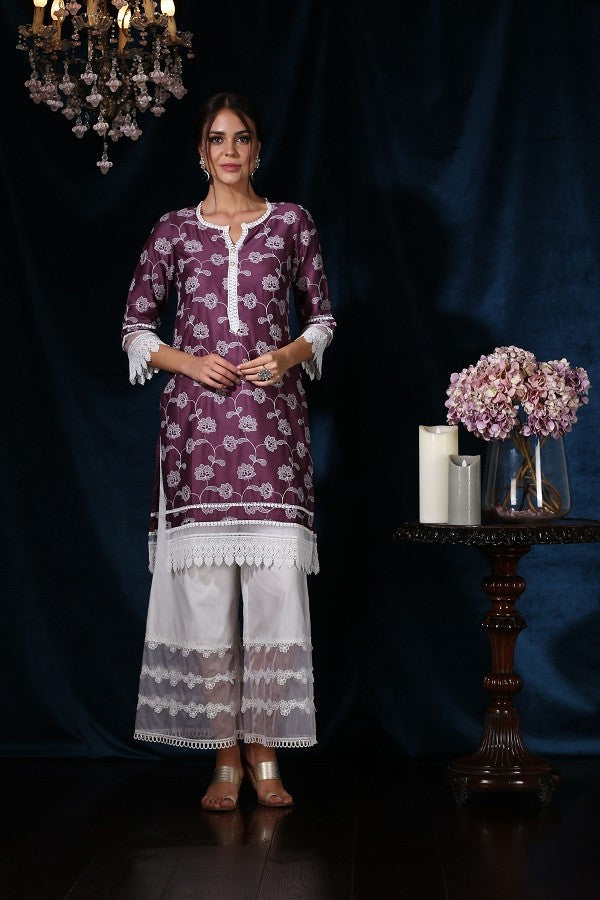 Iris Kurta (Purple)