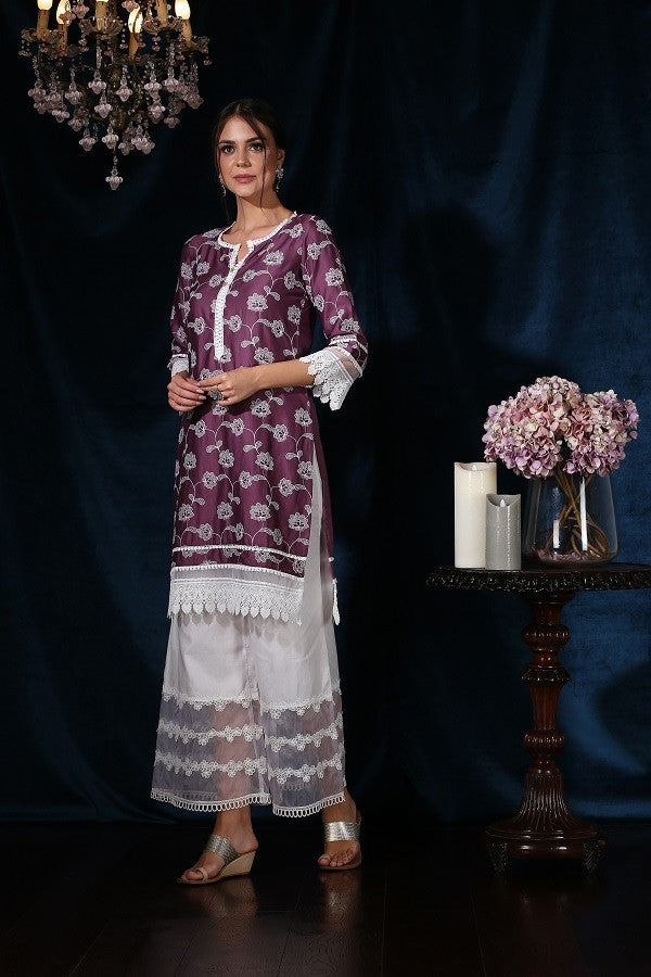 Iris Kurta (Purple)