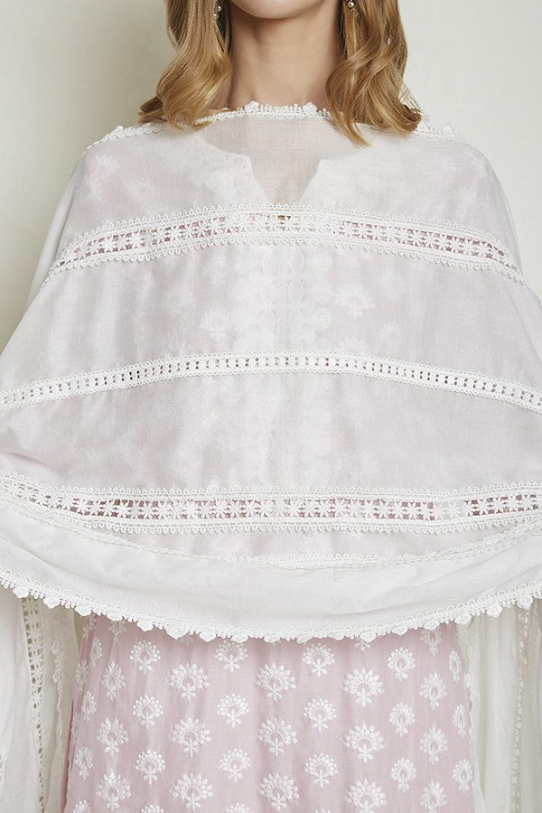 Insert Dupatta White