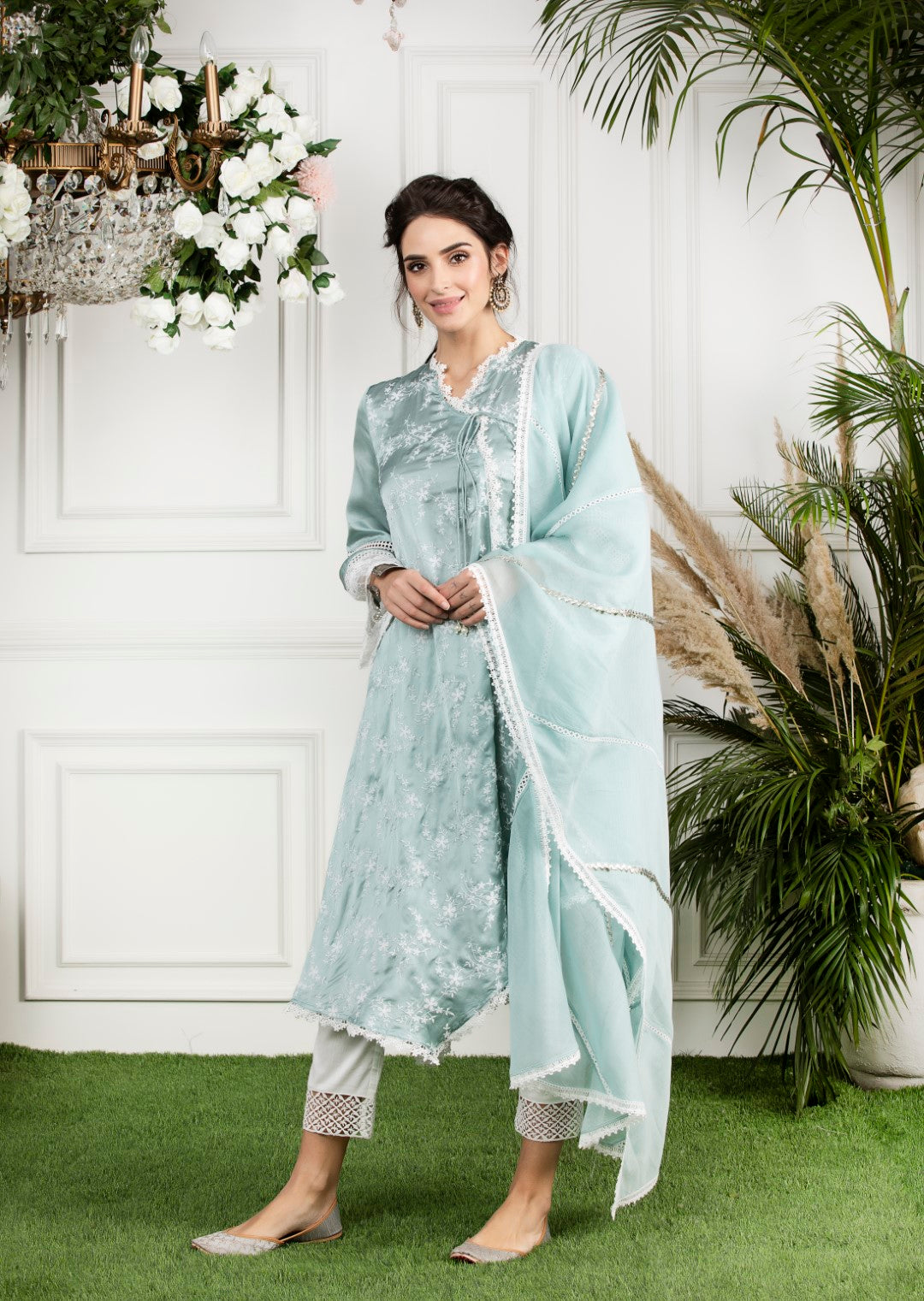 Mulmul Dandelion Kurta