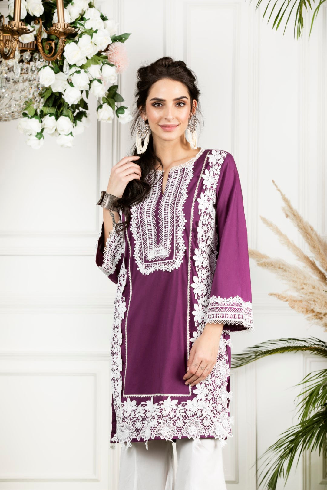 Quill Cotton Bellbottom Kurta Set