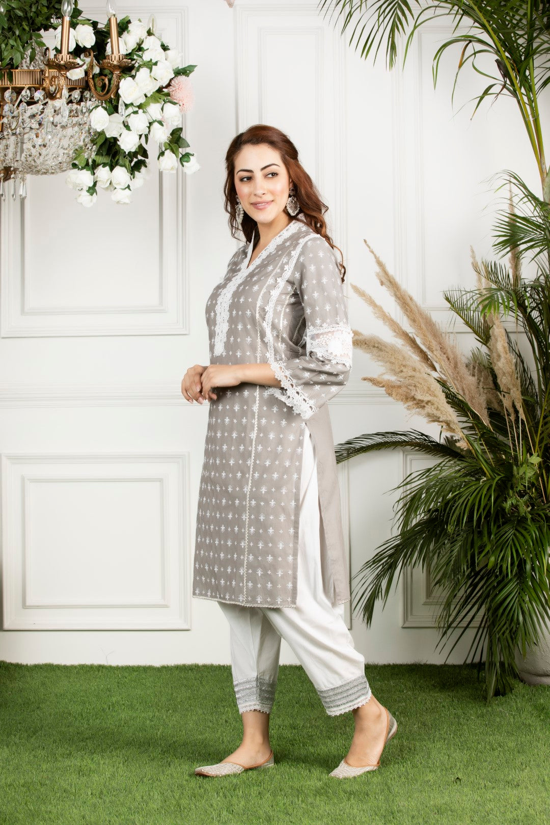 Mulmul Cotton WinterBerry Kurta Mulmul Gota Salwar