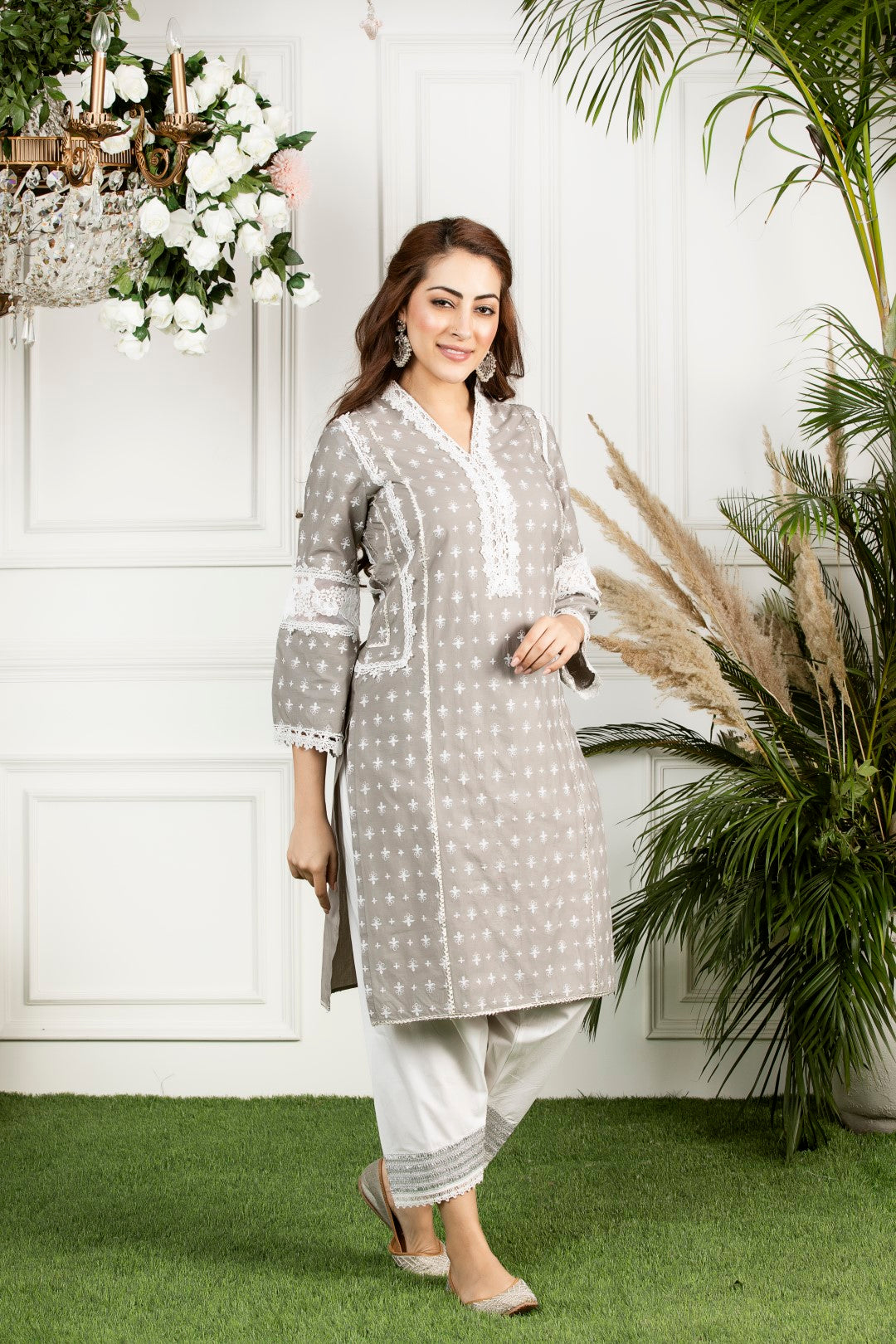 Mulmul Cotton WinterBerry Kurta Mulmul Gota Salwar