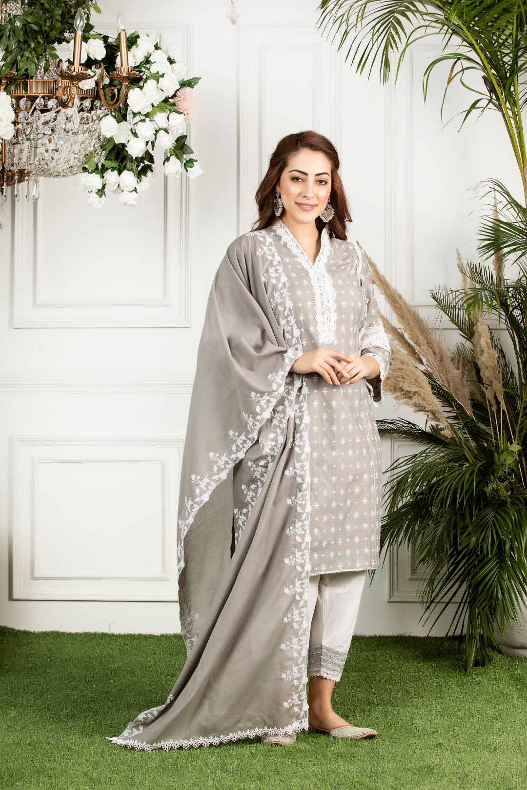 Mulmul Cotton WinterBerry Kurta Mulmul Gota Salwar