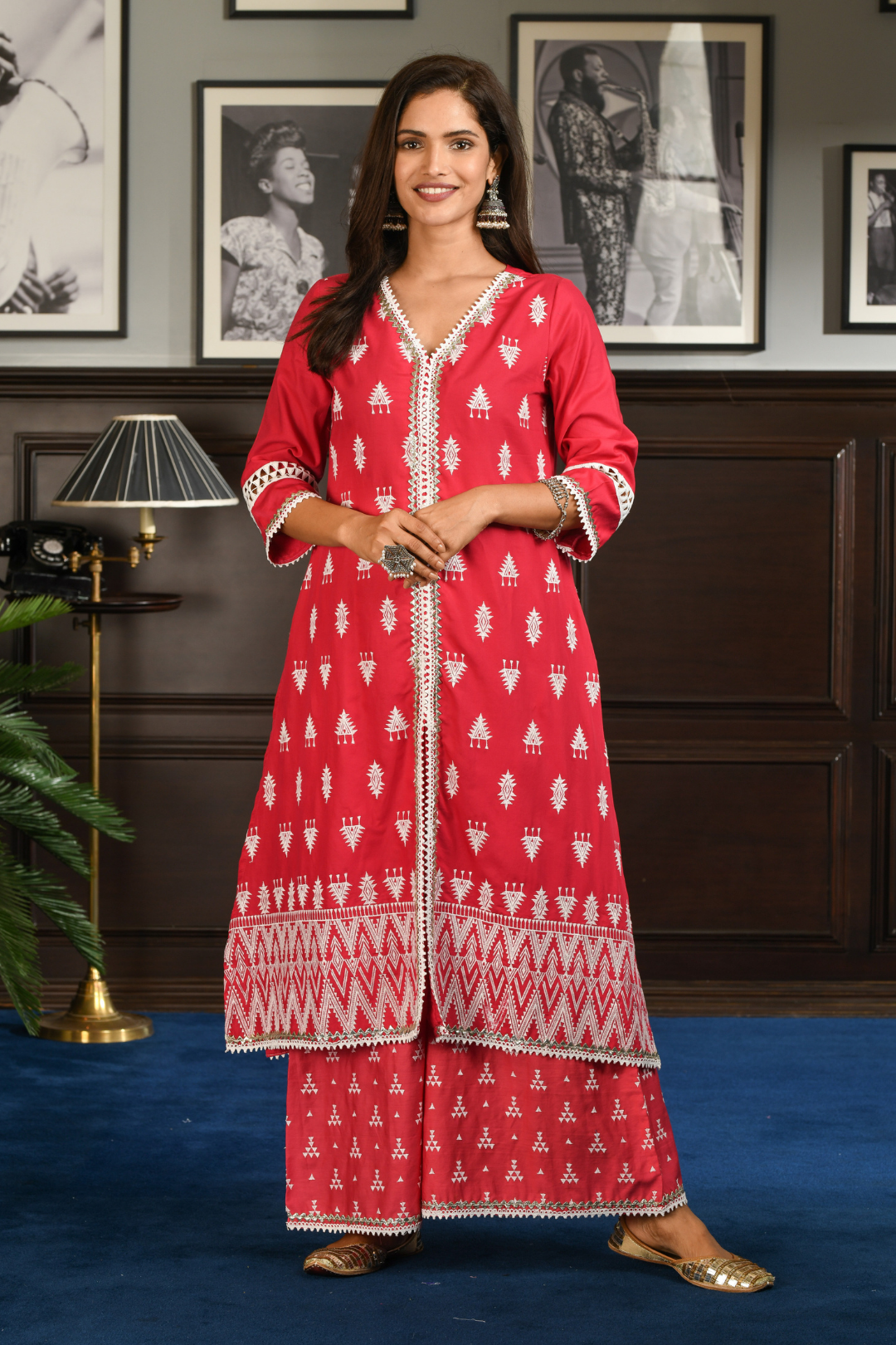 PIMA SATIN NARA KURTA