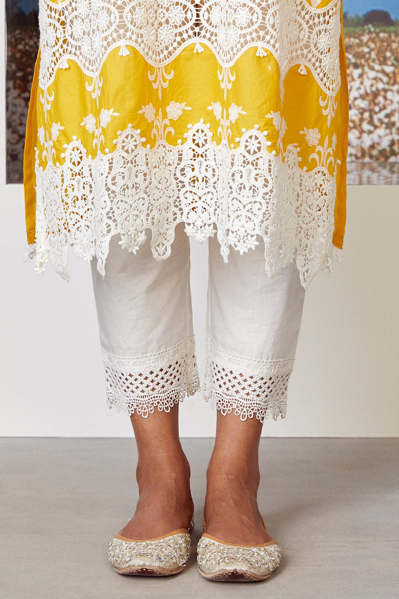 Mulmul Supima Cotton Poetry Mango Kurta